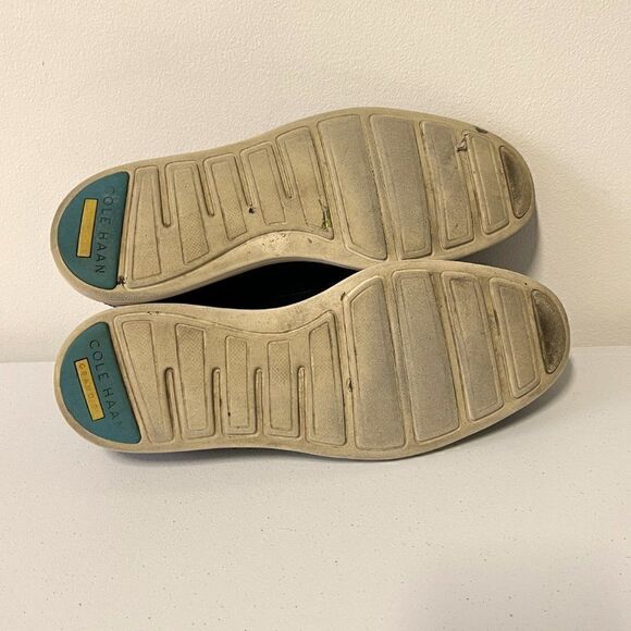 Cole Haan Grand OS Leather Two Tone Wing Tip Oxford Sneaker C13995 - Picture 5 of 7